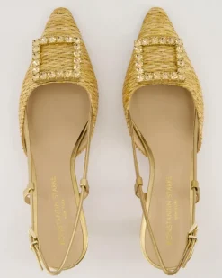 Stefi Slingpumps in Gold