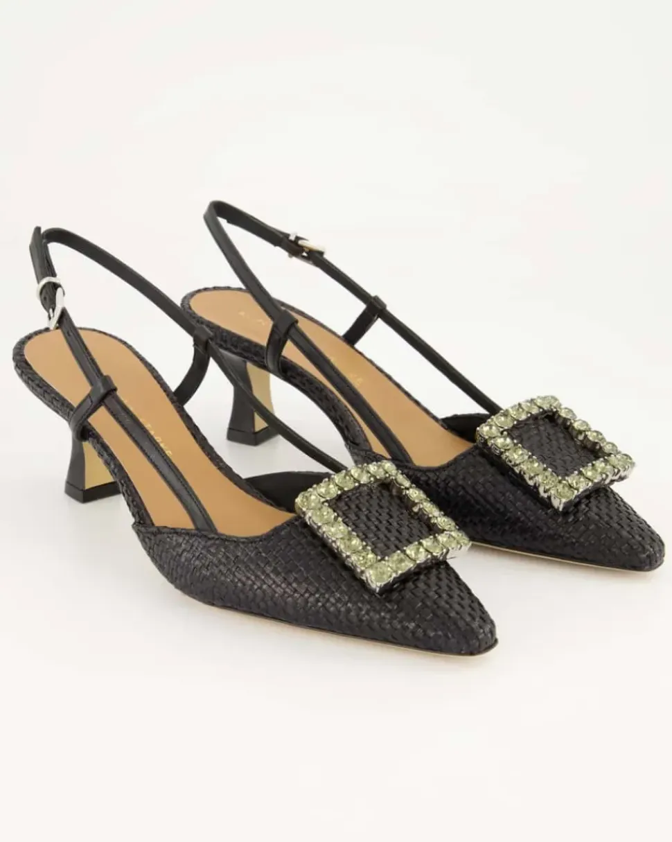 Stefi Slingpumps in Schwarz