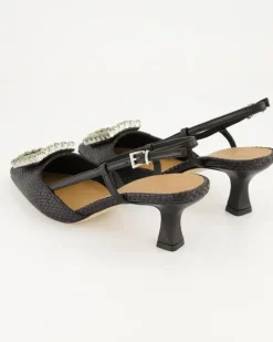 Stefi Slingpumps in Schwarz