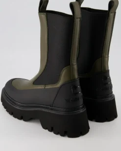 Stiefelette Chelsea Boots in Grün