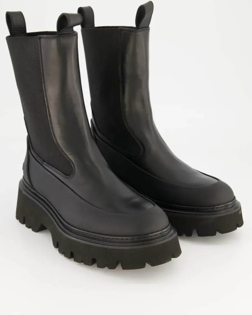 Stiefelette Chelsea Boots in Schwarz