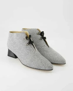 38166 Stiefeletten in Weiß