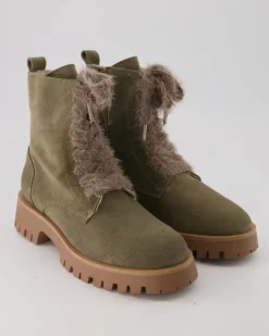 Stiefelette Winterschuhe in Grün