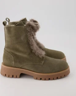 Stiefelette Winterschuhe in Grün
