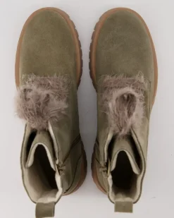 Stiefelette Winterschuhe in Grün