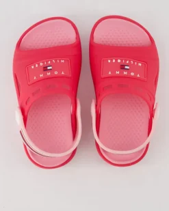 Stripes Sandalen in Pink