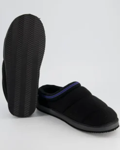 Sutton Scuff Hausschuhe in Schwarz