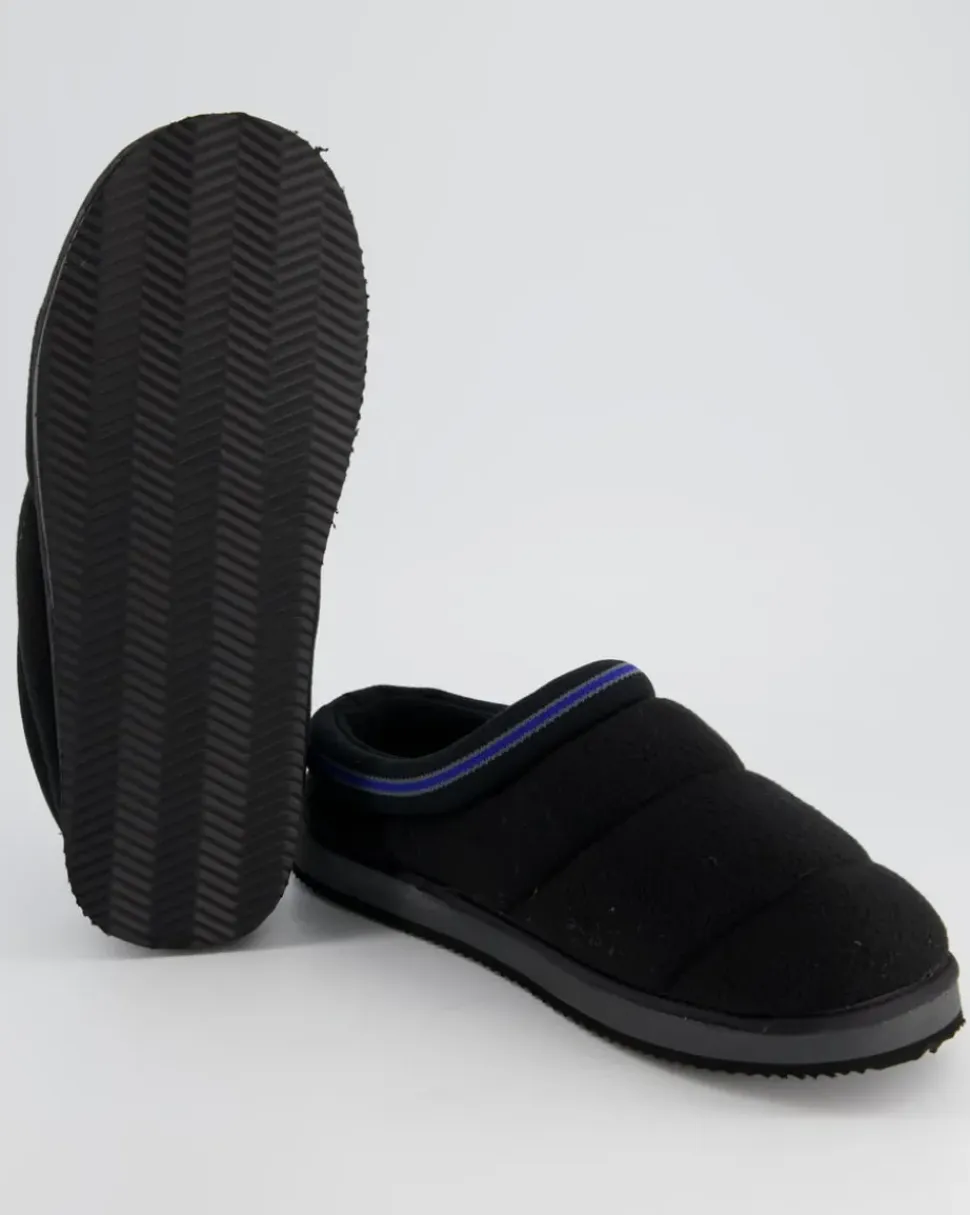 Sutton Scuff Hausschuhe in Schwarz