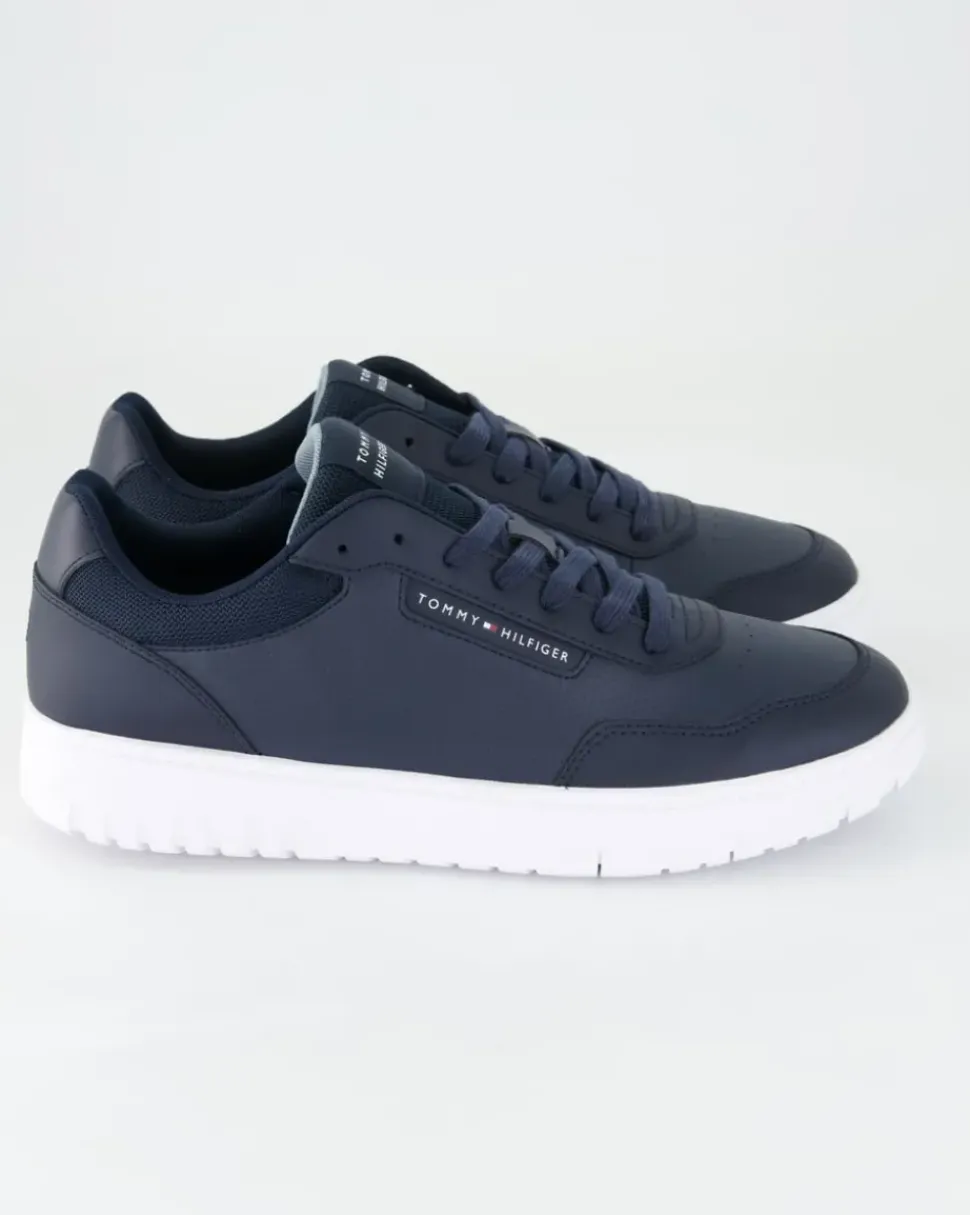 TH BASKET CORE LTH PINPERF Sneaker in Blau