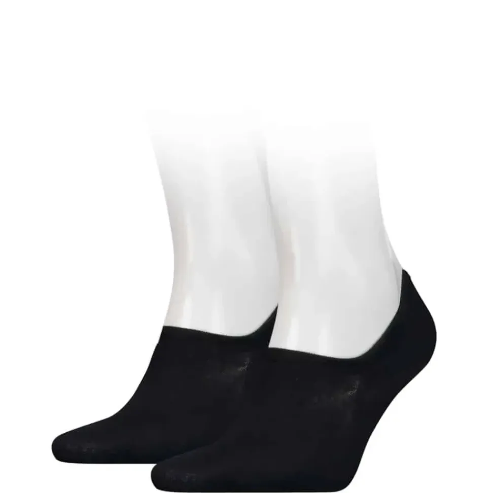 TH MEN FOOTIE 2P Socken in Schwarz
