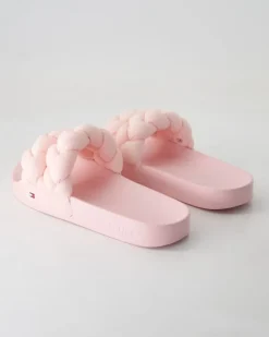 TJW BRAIDED SLIDE Pantoletten in Rosa