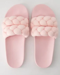 TJW BRAIDED SLIDE Pantoletten in Rosa