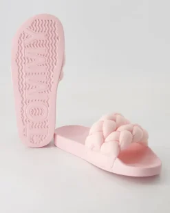 TJW BRAIDED SLIDE Pantoletten in Rosa