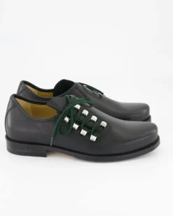 6068-01 Trachtenschuhe in Schwarz