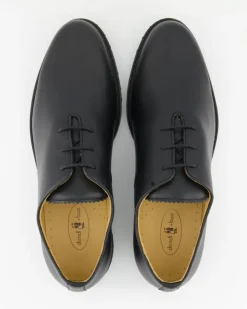 6744-01 Trachtenschuhe in Schwarz