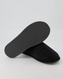Trendy Filz Hausschuhe in Grau