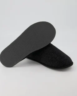 Trendy Filz Hausschuhe in Grau
