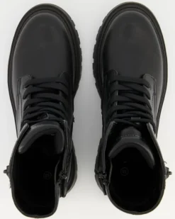 Tronchetto Schnürstiefel in Schwarz
