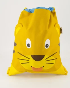 Turnbeutel Tiger Rucksack in Gelb
