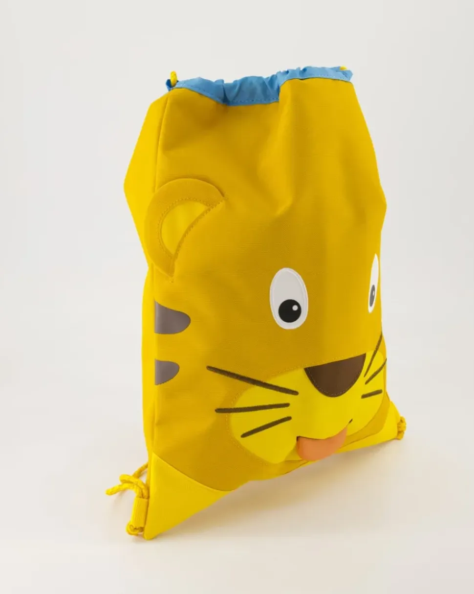 Turnbeutel Tiger Rucksack in Gelb