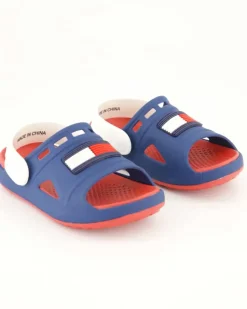 T3X2-33440-0083X2007 Pantoletten in Blau