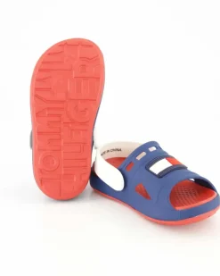 T3X2-33440-0083X2007 Pantoletten in Blau