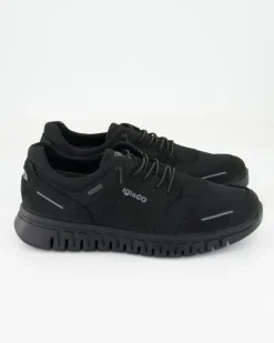 UEOGT 66187 Schnürschuhe in Schwarz
