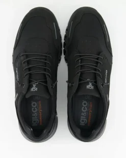 UEOGT 66187 Schnürschuhe in Schwarz