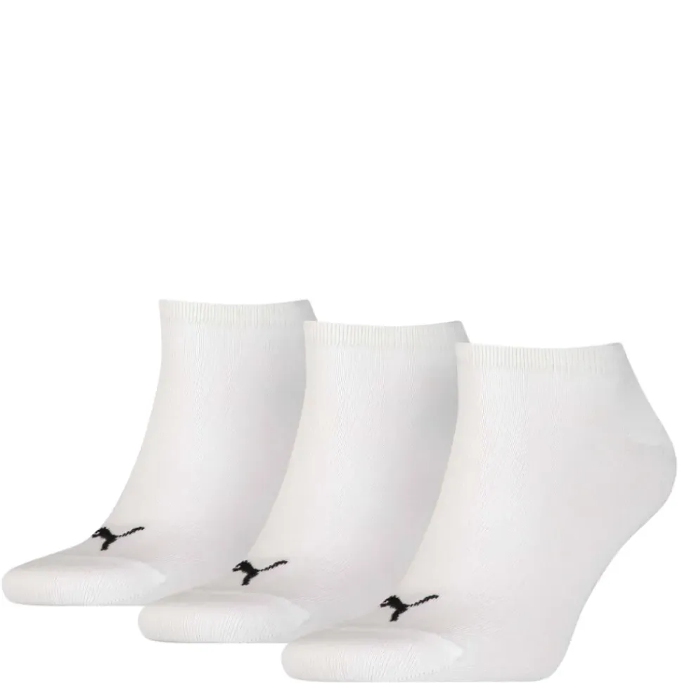 UNISEX SNEAKER PLAIN 3P Socken in Weiß