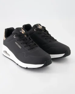 Uno-Golden Air Sneaker in Schwarz