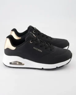 Uno-Golden Air Sneaker in Schwarz