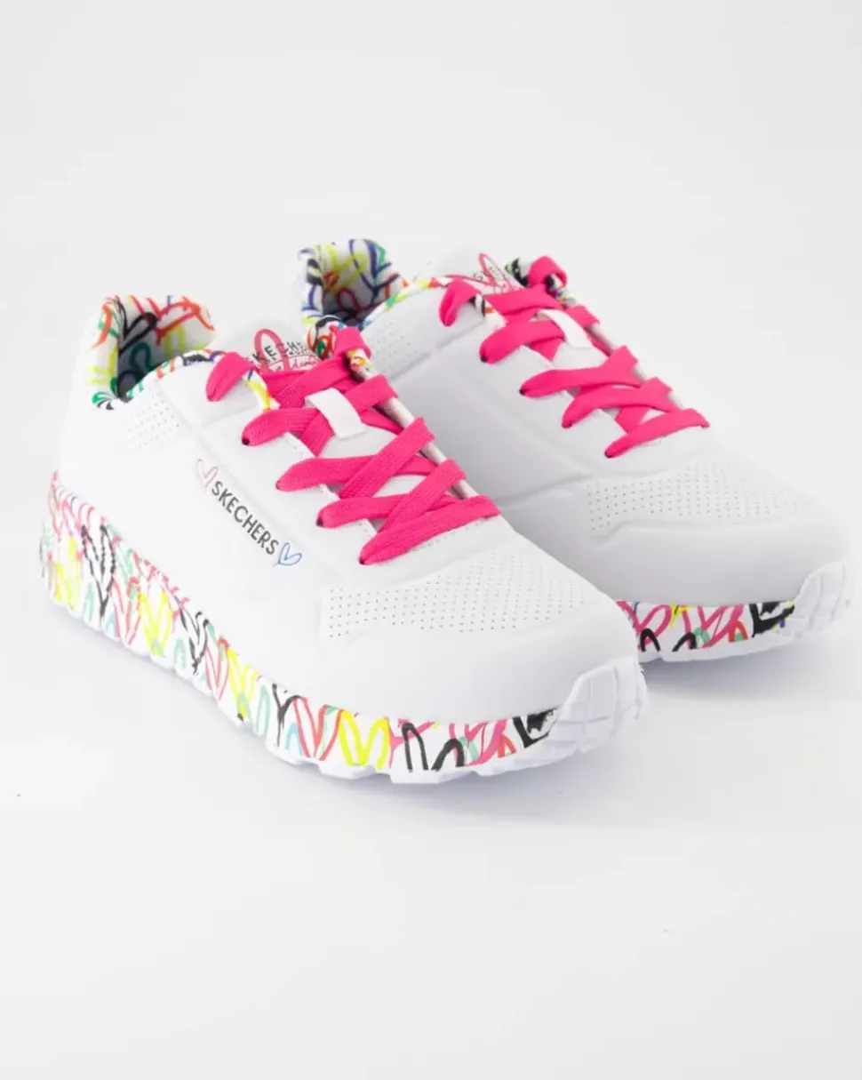 Uno Lite - Lovey Luv Sneaker in Weiß