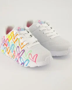 Uno Lite-Spread The Love Sneaker in Weiß