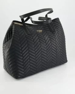 Vikky II Large 2 in 1 Tote Handtasche in Schwarz
