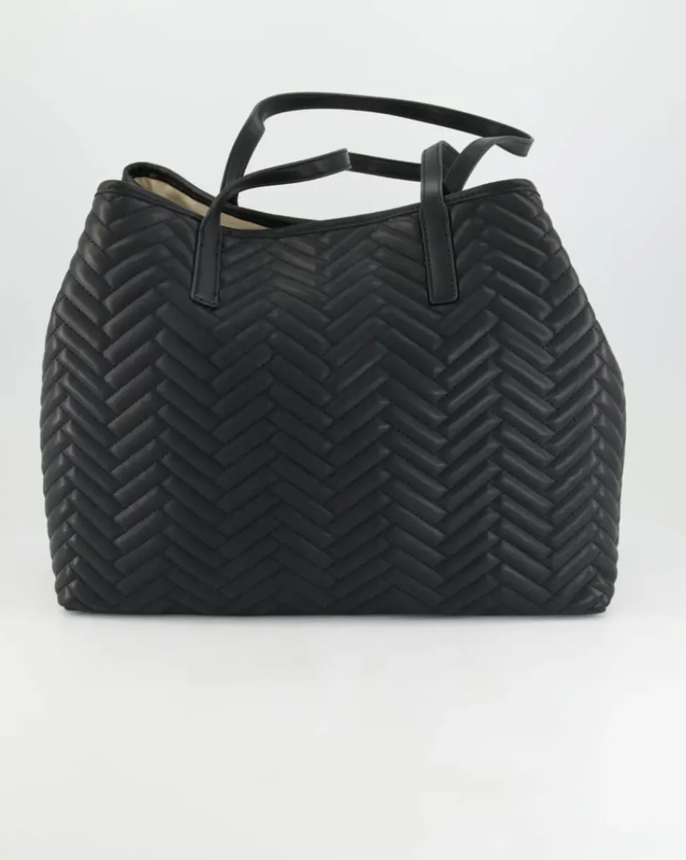 Vikky II Large 2 in 1 Tote Handtasche in Schwarz