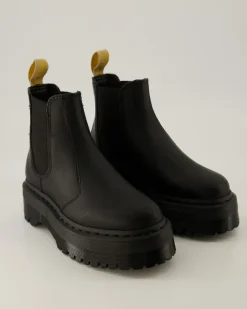 V 2976 Quad Chelsea Boots in Schwarz