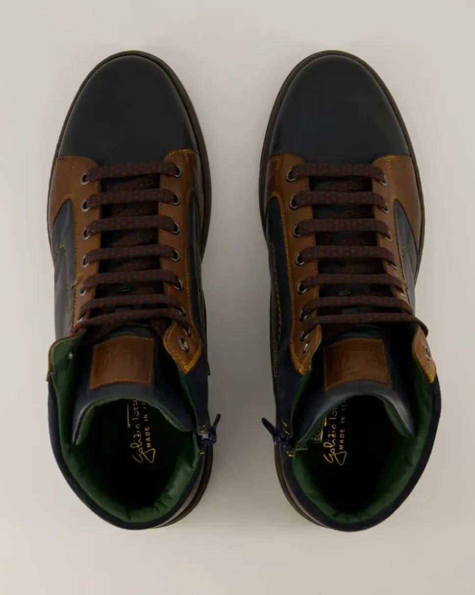V20117 Schnürschuhe in Blau