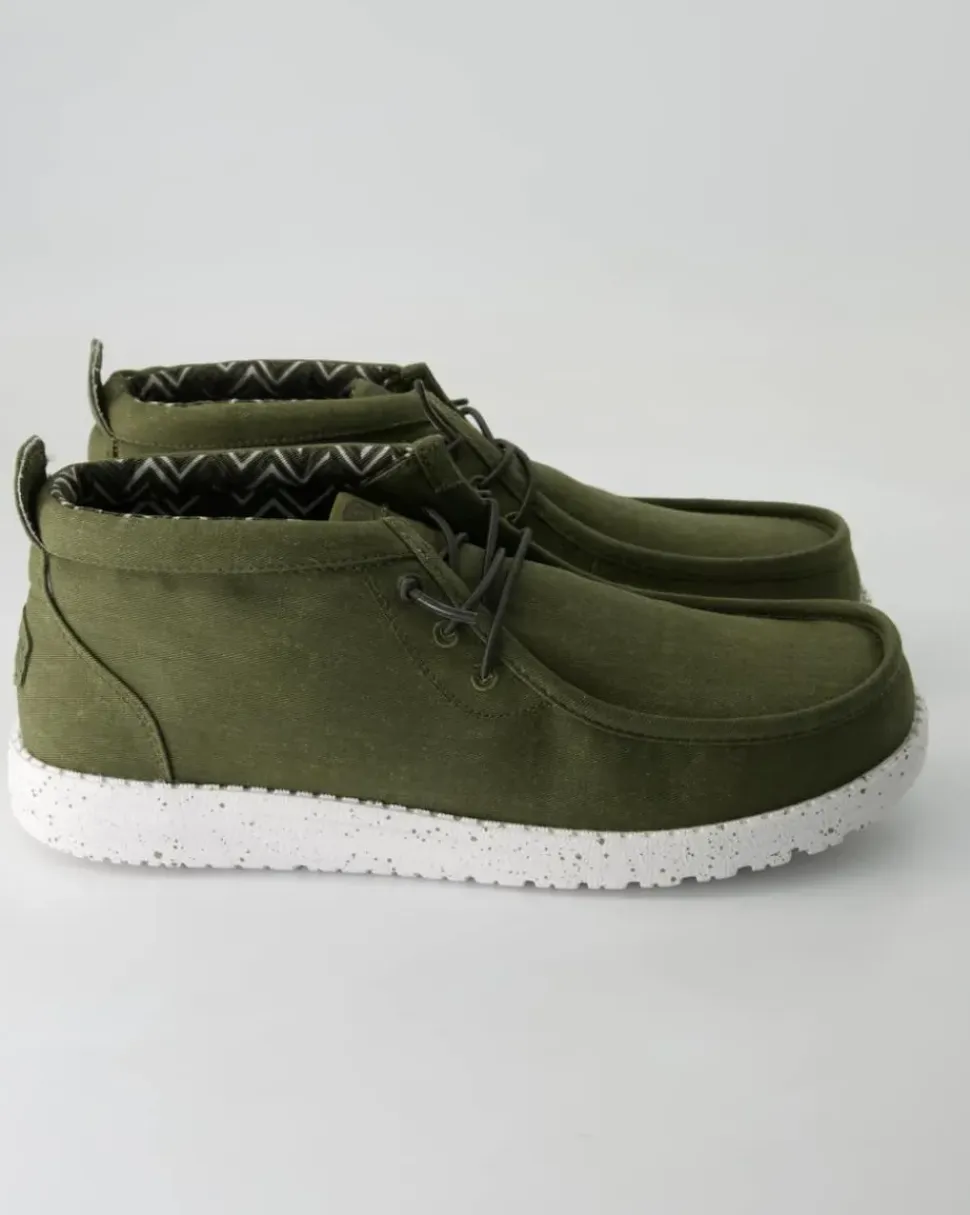 Wally Mid Sneaker in Grün