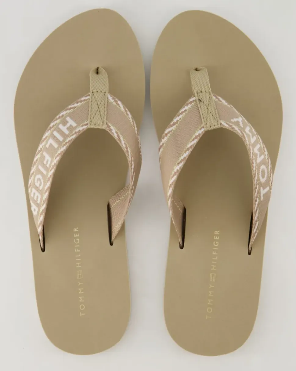 Webbing Zehentrenner in Beige