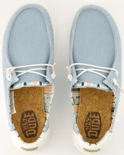 Wendy Boho Slipper in Blau