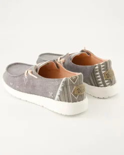 Wendy Boho Slipper in Grau