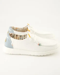 Wendy Boho Slipper in Weiß