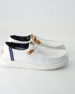 Wendy Washed Sneaker in Weiß