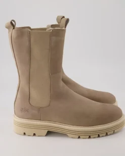 Winterstiefel Chelsea Boots in Beige