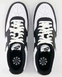 W Nike Court Vison Lo Sneaker in Schwarz