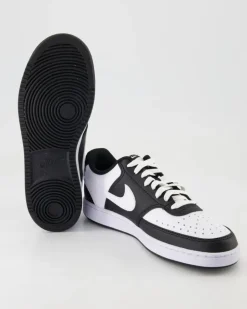 W Nike Court Vison Lo Sneaker in Schwarz