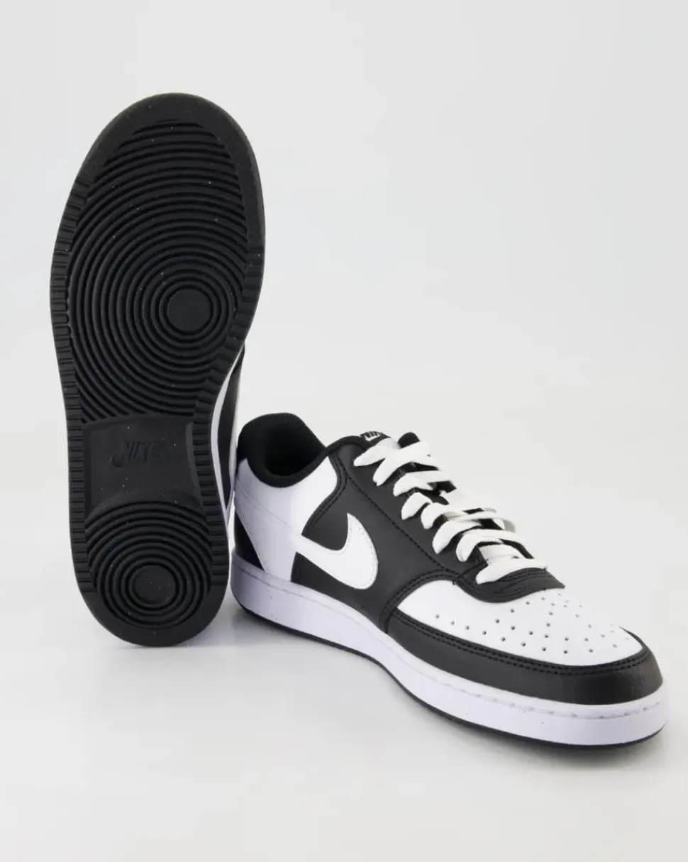 W Nike Court Vison Lo Sneaker in Schwarz