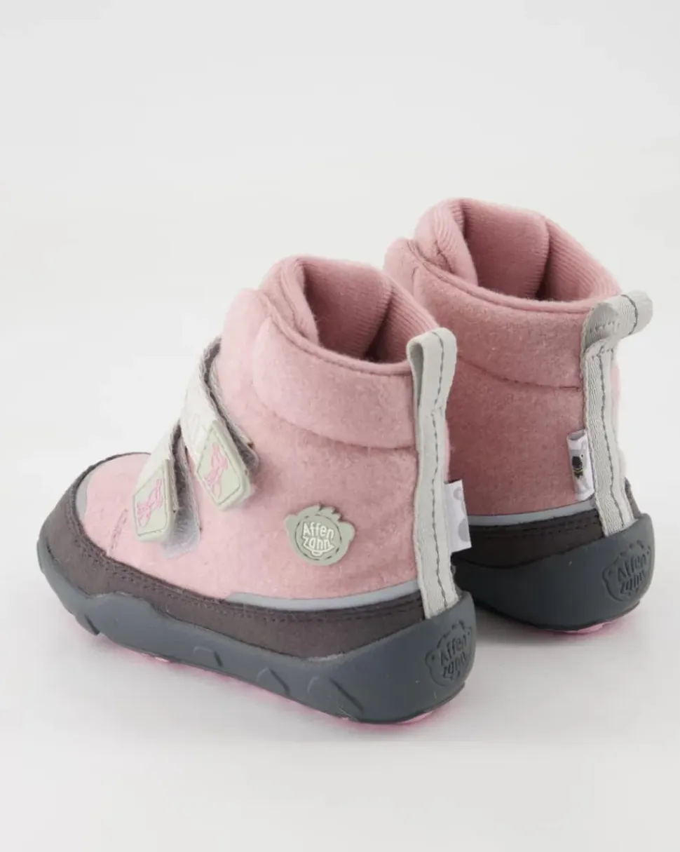 Wolle Comfy Winterstiefel in Rosa