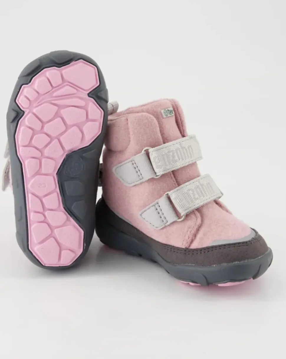 Wolle Comfy Winterstiefel in Rosa