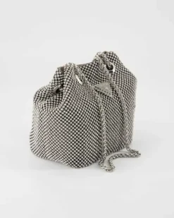 Zalina Pouch Handtasche in Silber